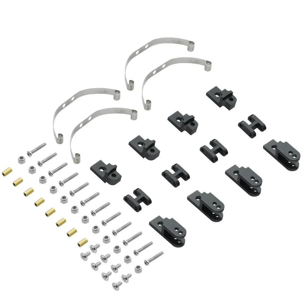 Conjunto de suspensão de mola de folha de aço de metal para caminhão militar WPL 1/16 para B1 B14 B-14 B16 B24 B-24 C14 C-14 C24 C-24 B16 6x6 4x4