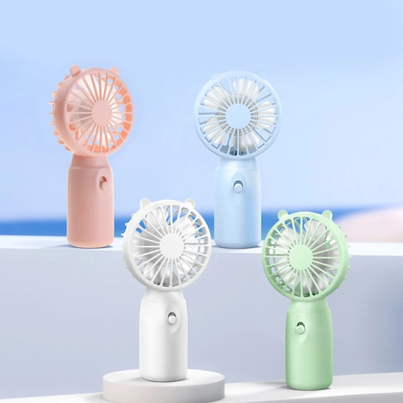 Small Personal Fan Handheld Mini Fan Summer Portable Fan AA-Battery Operated Pocket Fans (Batteries Not Included)