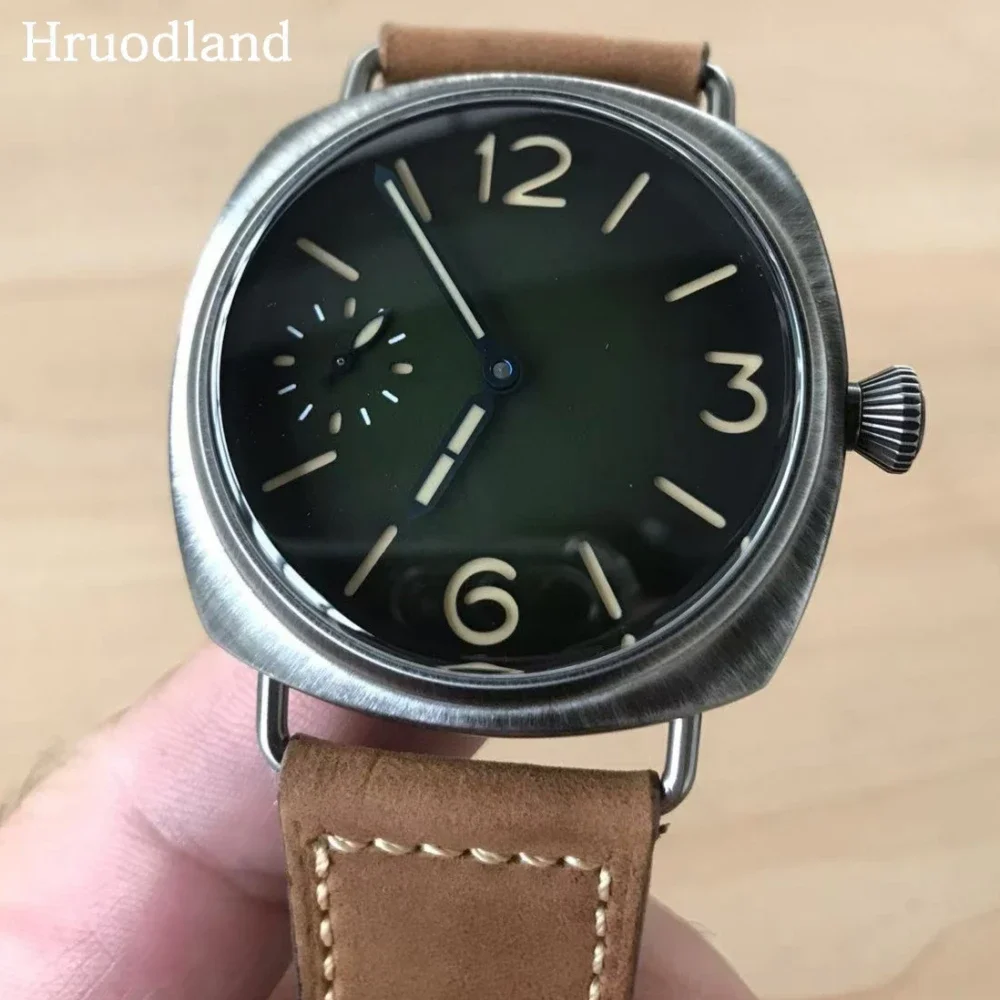 

Hruodland 2025 New Men Mechanical Watch Seagull ST3600 F009 Luminous Sapphire Crystal Waterproof 50M Reloj Hombre