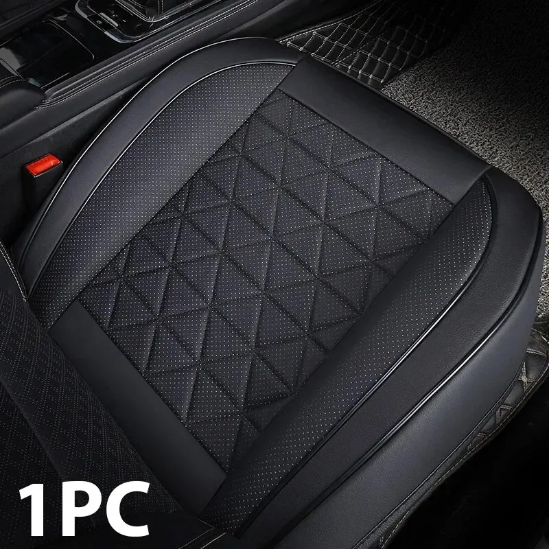 Nieuwe Voorste Autostoel Cover PU Lederen Auto Zitkussen Auto Seat Protector Universele Auto Stoel Pad Mat Auto Accessoires - afbeelding 1