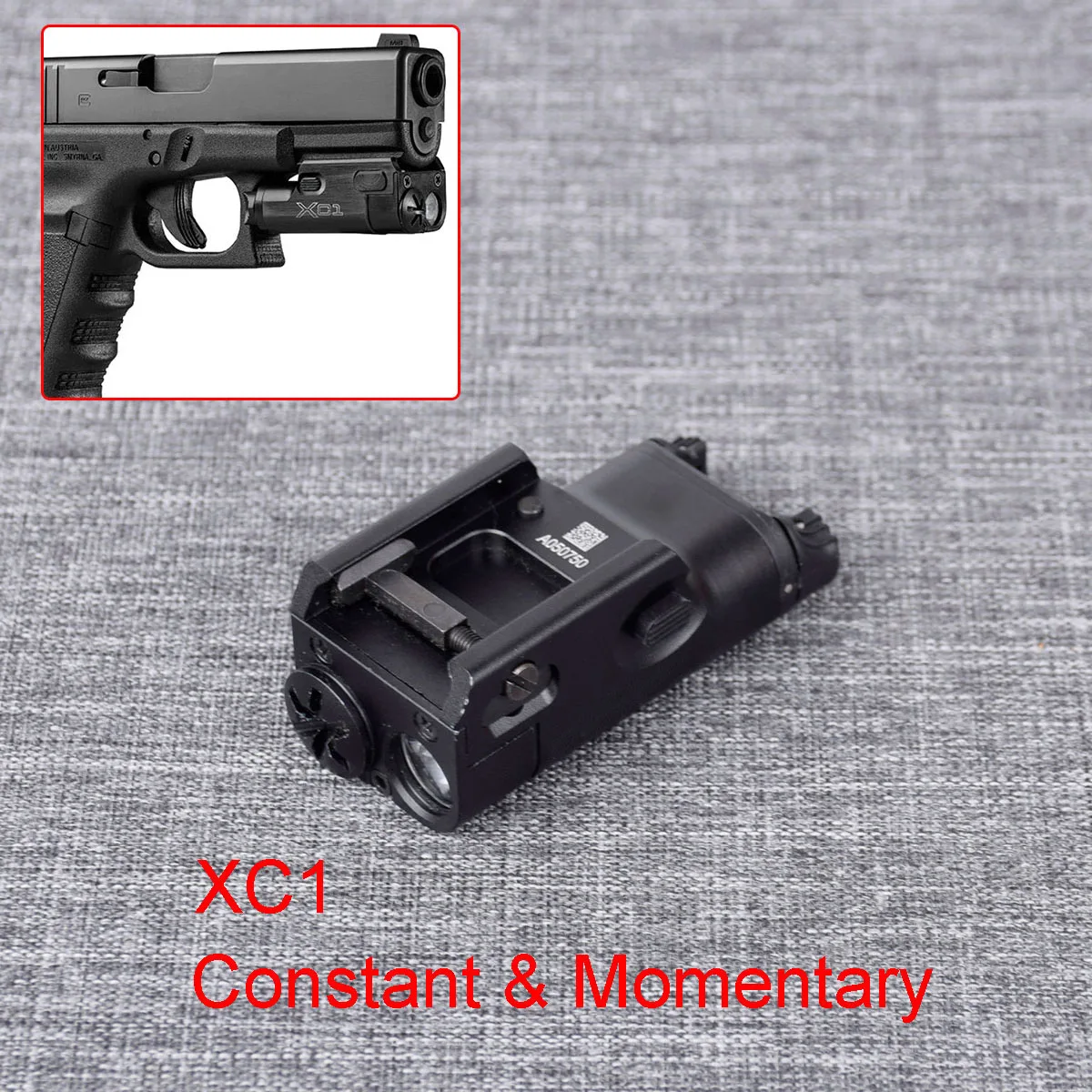 

Tactical Weapon Gun Light XC1 XC2 MINI Scout LED Flashlight For Pistol Airsoft GLOCK 17 18C 19 For Hunting Handgun Light