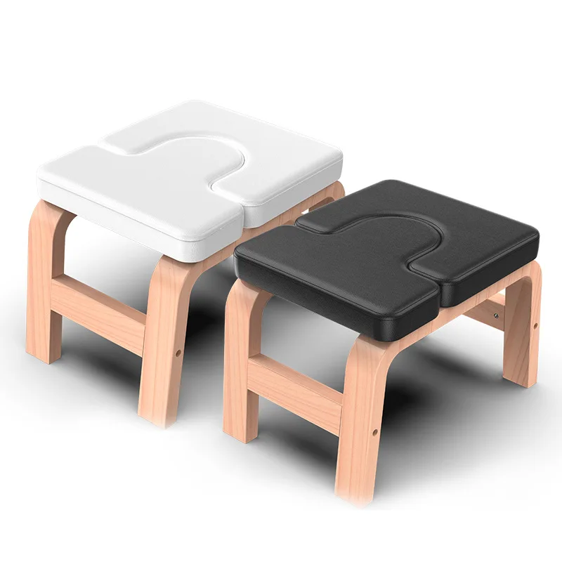

Wholesale Yoga Equipment Wooden Meditation Bench Yoga Stability Inversion Stool Headstand Yoga Stool