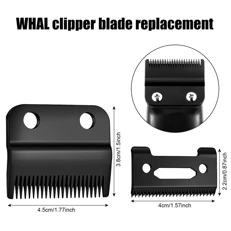 1 Sets Hair Clipper Replacement Blade Adjustable Hair Clipper Blades Compatible with Wahl 8148, 1919,8591, 8504, 2241