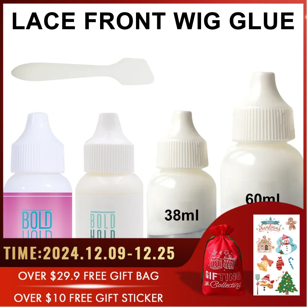 Strong Bold Hold Lace Wig Glue Waterproof Adhesive Hair System Glue Wig Installation Kit Set Lace Glue 38/60ML Ship From the USA