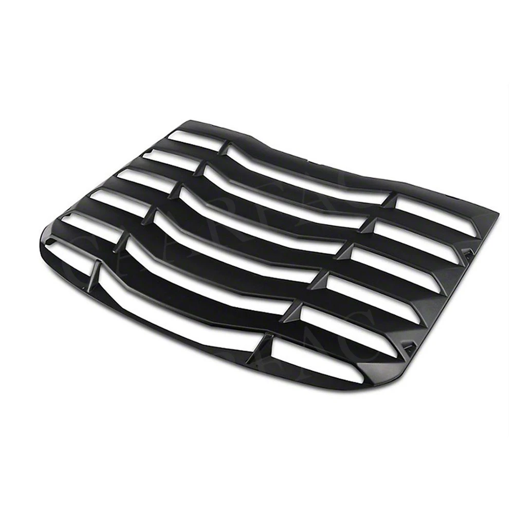 ABS Gloss Black Car Rear Window Decorate louver for Ford Mustang 2015-2020 Car Air Outlet Bumper Shutter Grill Frame Car Styling