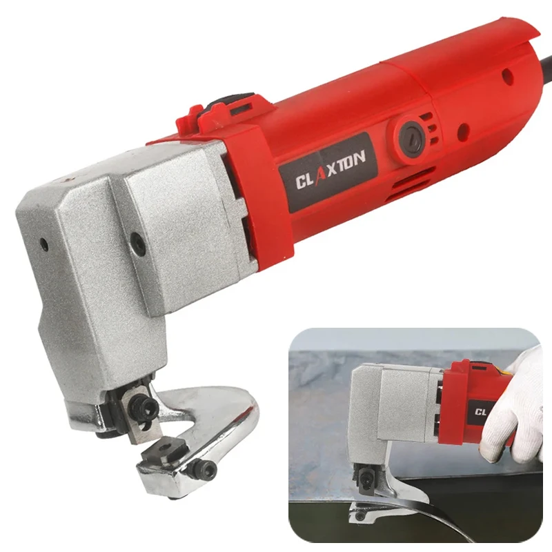 

Electric Sheet Metal Shear Snip 2.5mm 580W Electric Metal Scissors For Cutting Iron Soft Steel Plates Metal Board Cutting Tools