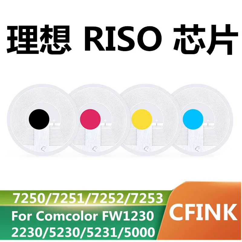 Ink Chip Inkjet Chip For Comcolor FW1230 FW2230 FW5230 FW5231FW5000 For RISO 7250 7251 7252 7253