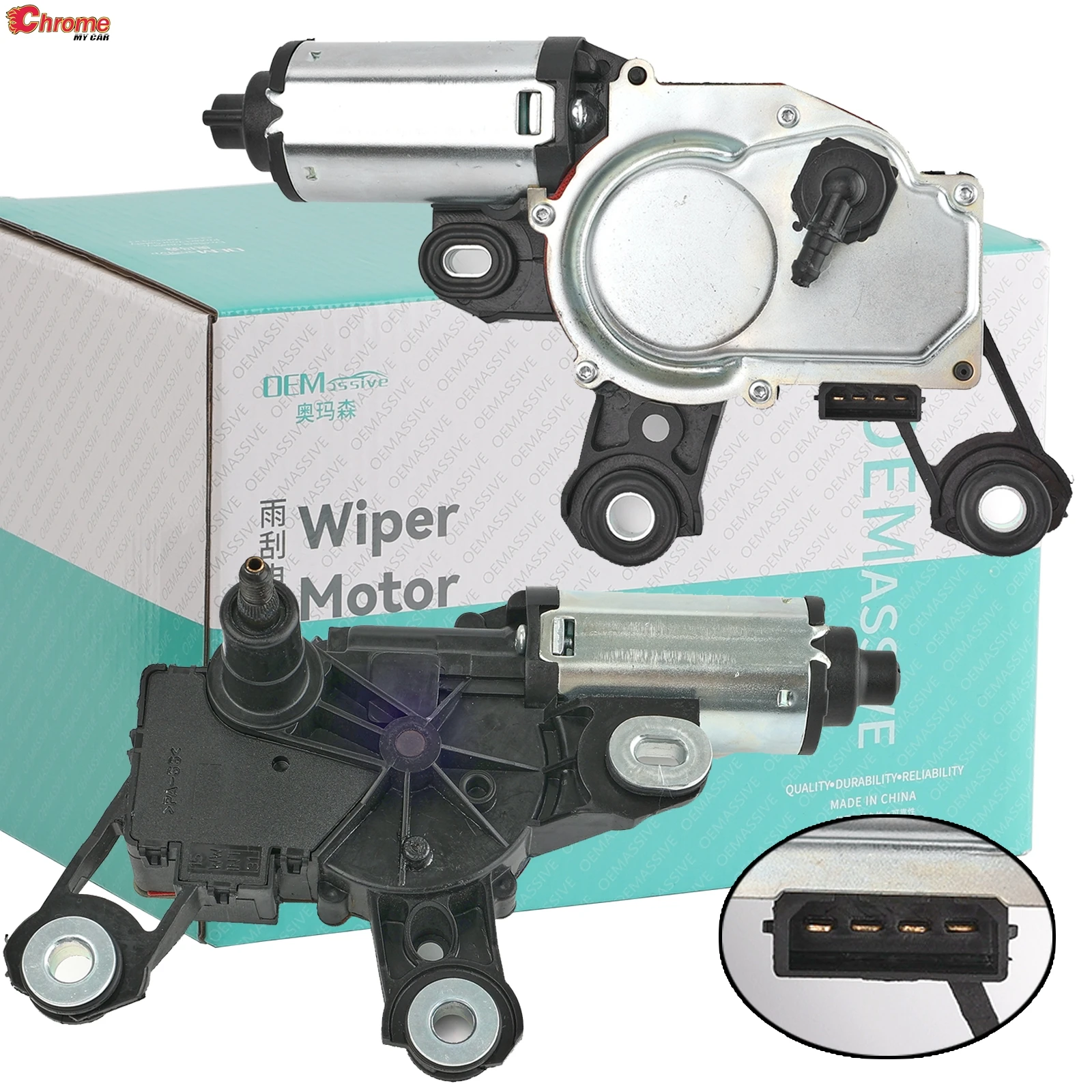 

Rear Window Windscreen Wiper Motor 12V For Audi A3 A4 Avant A6 Q5 Q7 8P1 8PA 8E2 8EC 8K2 8E5 8ED 8K5 4F2 4F5 8RB 8E9955711E
