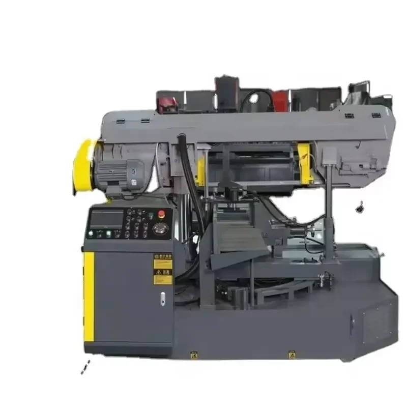 Automatic Metal Cutting Machine Steel Band Saw Iron Bar Sawing and Cutting Tool for Industrial Use High Precision Efficient