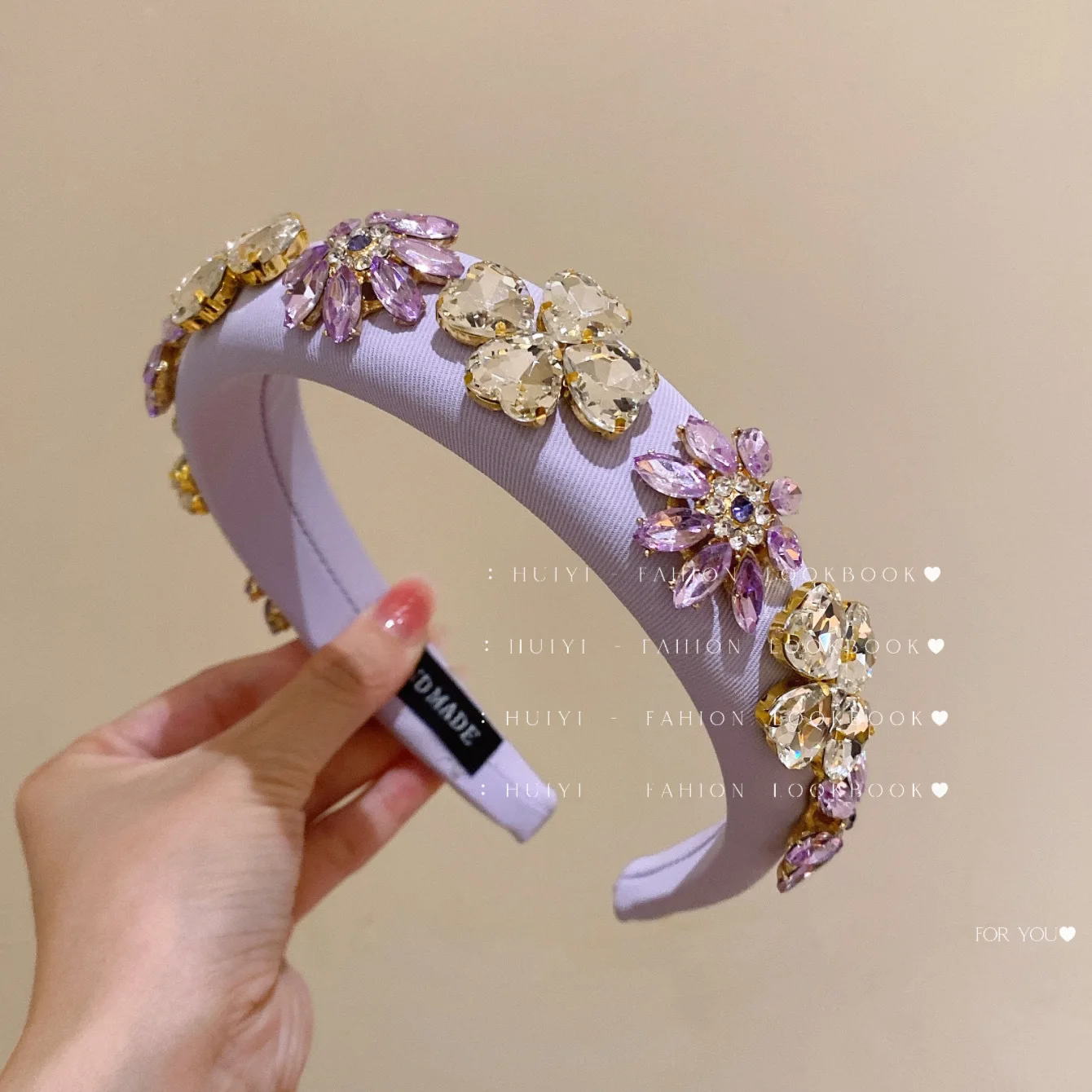 Rhinestone Headbands For Women Fashion 2024 Luxury Women\'s Hair Hoop Girl Hairband Korean Female Hairband Hair Accessories