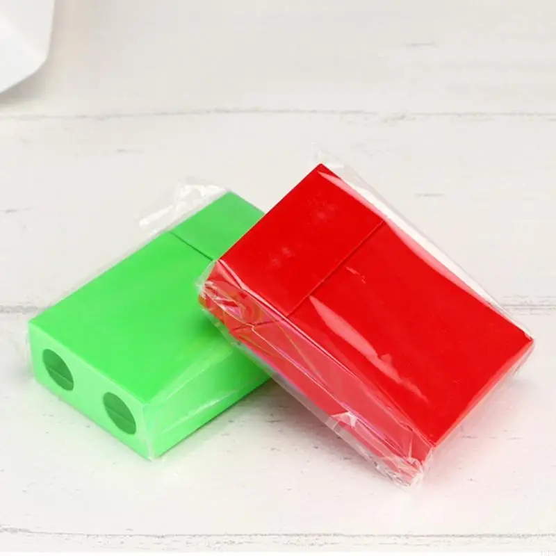 4XFD for Creative Multi Color Plastic Cigarette Box Portable Thin Cigar for Case Pocket Carrying Smoking Holder Anti-Collision