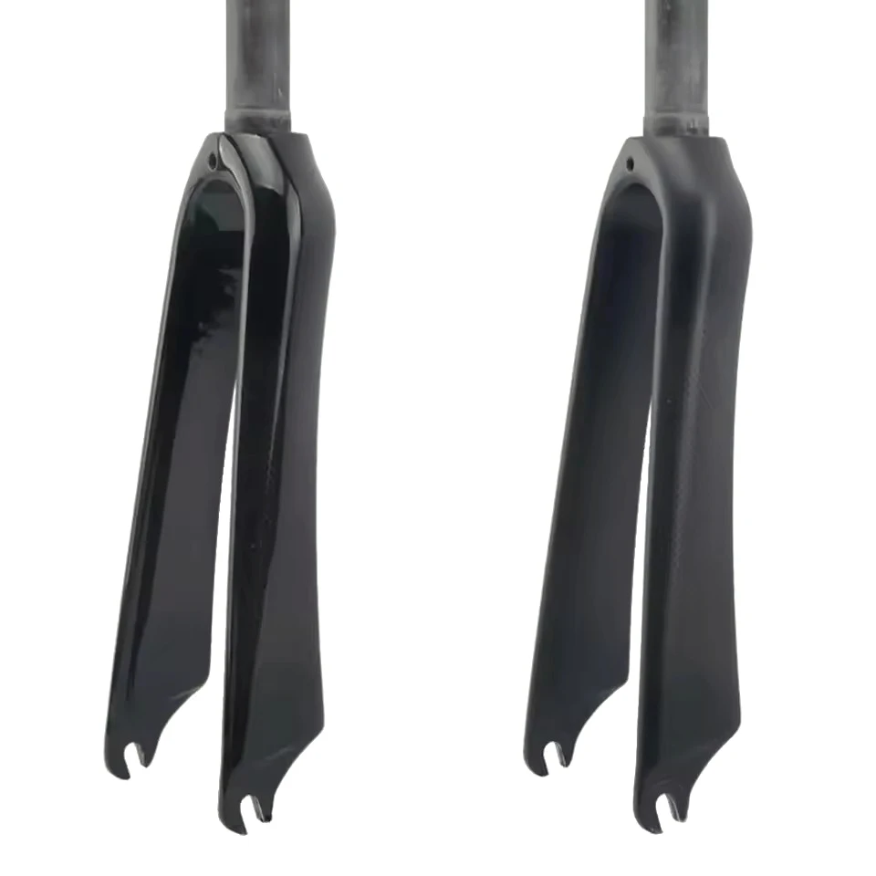 Small Wheel Bicycle Fork Carbon Forks Folding Kids' BMX Road Bike Front Fork 14 16 18 20 22 inch C Brake 3K Glossy or Matte