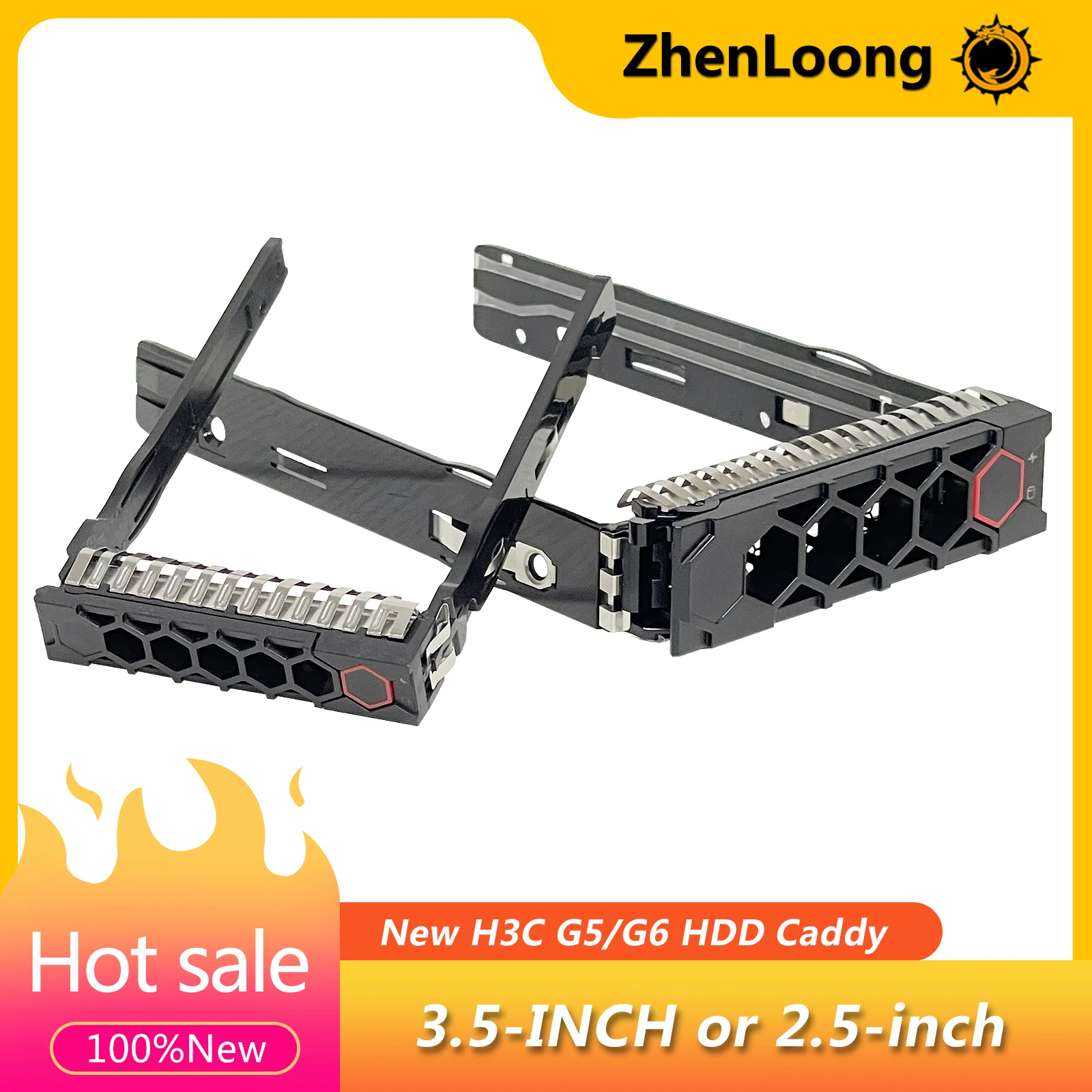 

100% новый лоток для жесткого диска H3C для R2900 R4900 R6900 R2700 R4700 G5 G6 G7 Server 2,5-дюймовый или 3,5-дюймовый кронштейн для жесткого диска SAS Caddy 3PAR
