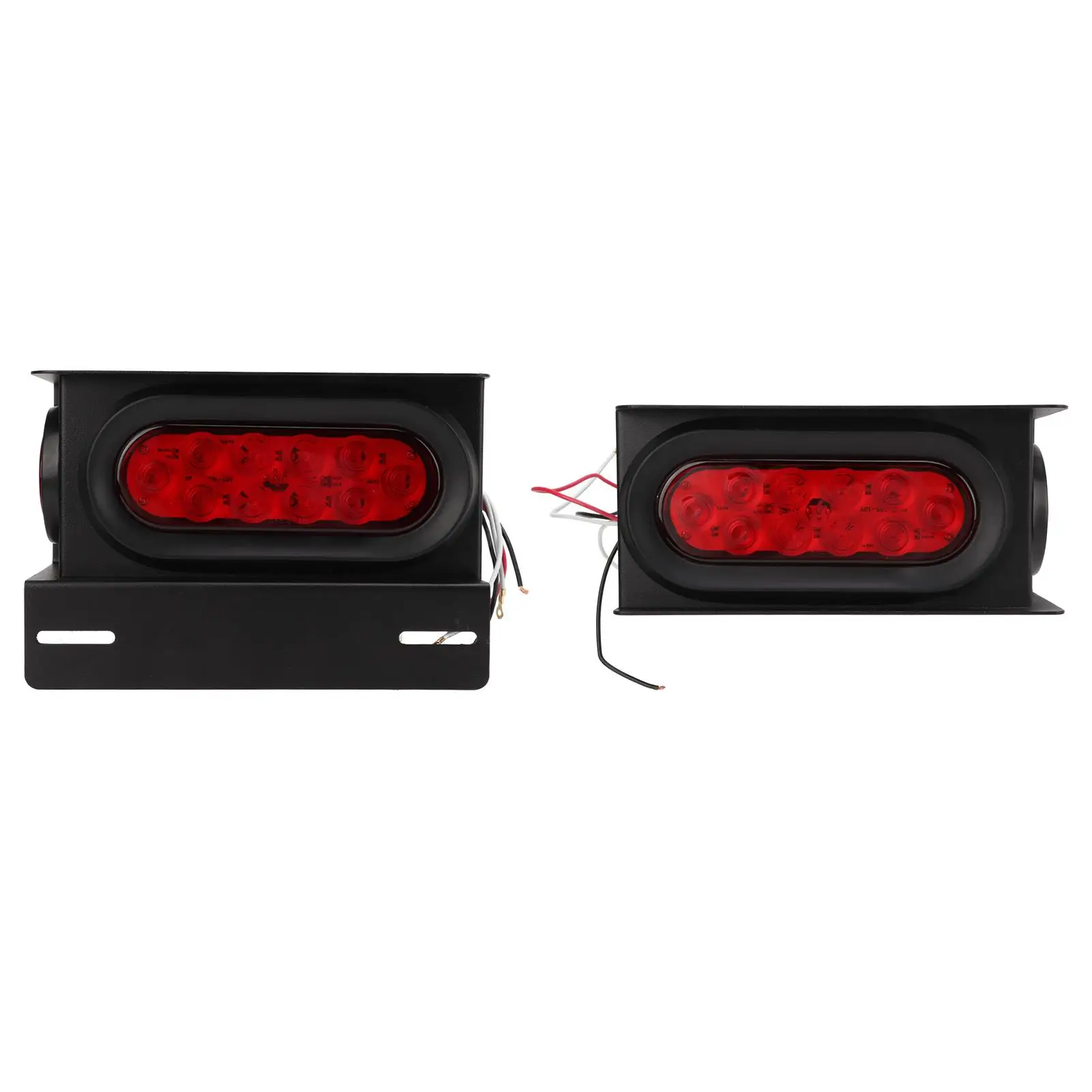 1 Pair for heavy Truck Tail Light Housing Kit - Trailer Light Boxes for Buses