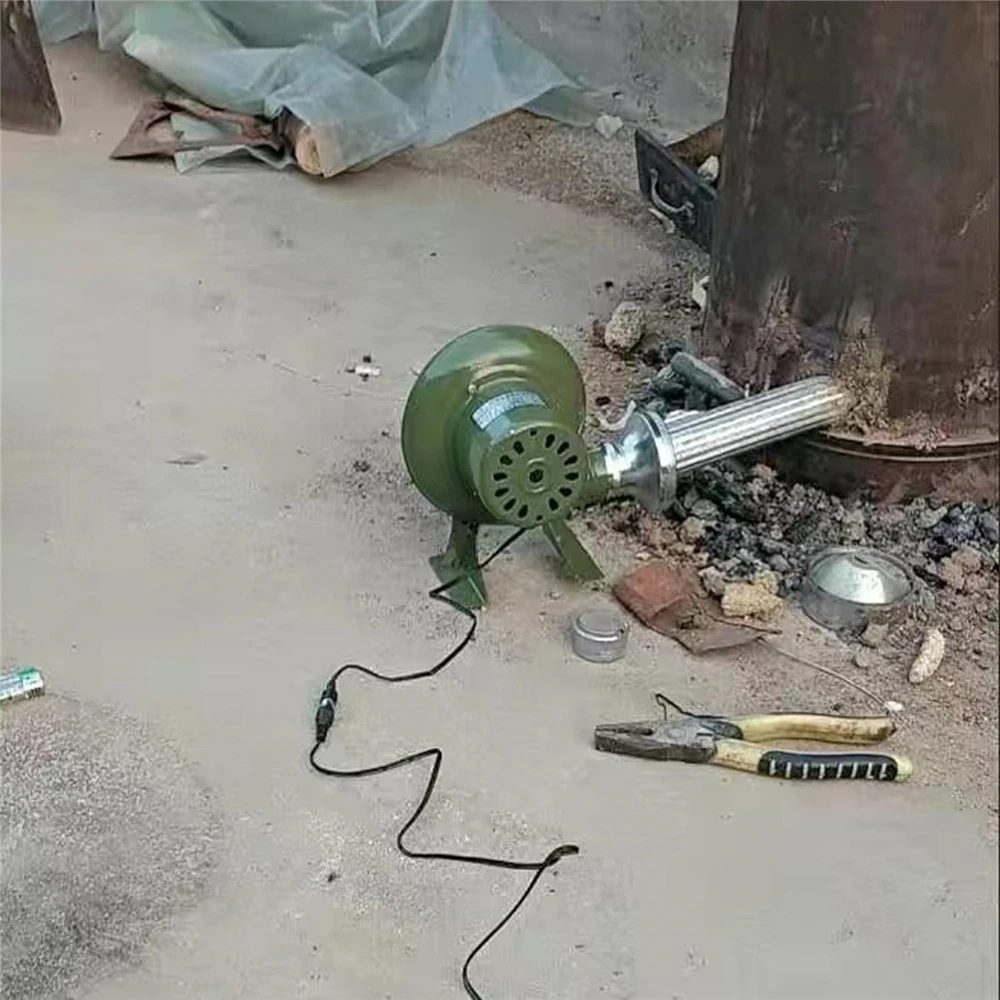 مروحة نفخ كهربائية مروحة شواء 100 فولت 220 فولت مناسبة للشواء منفاخ الحداد الصغير مع محول السرعة AC100-240V M89B