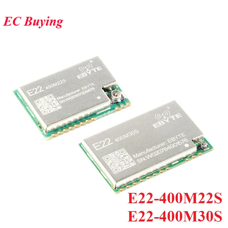 SX1268 PA 433MHz 470MHz LoRa Wireless Module E22-400M22S E22-400M30S RF Long Range Distance Data Transceiver Replace SX1278