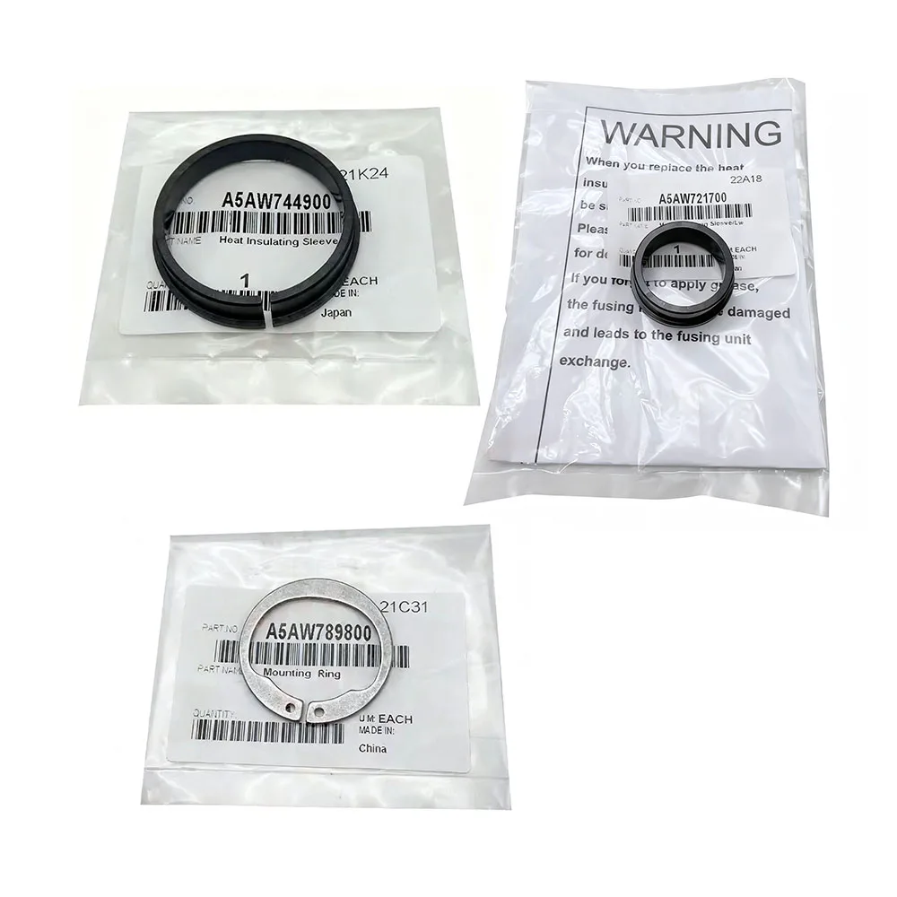 A5AW744900 A5AW721700 Heat Insulating Sleeve A5AW789800 Mounting Ring for Konica Minolta C1085 C1100 C6085 C6100 Bushing
