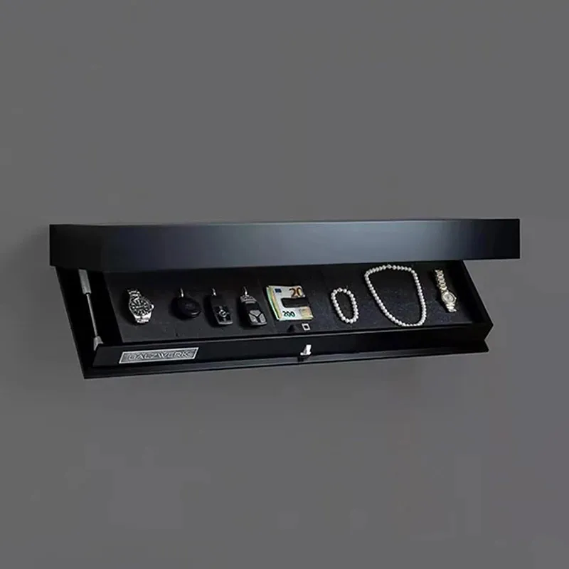 Hidden Design Storage Shelf With Secret Compartment Wall-mounted Furniture Storage Wooden  Concealed Floating Shelf Decoration