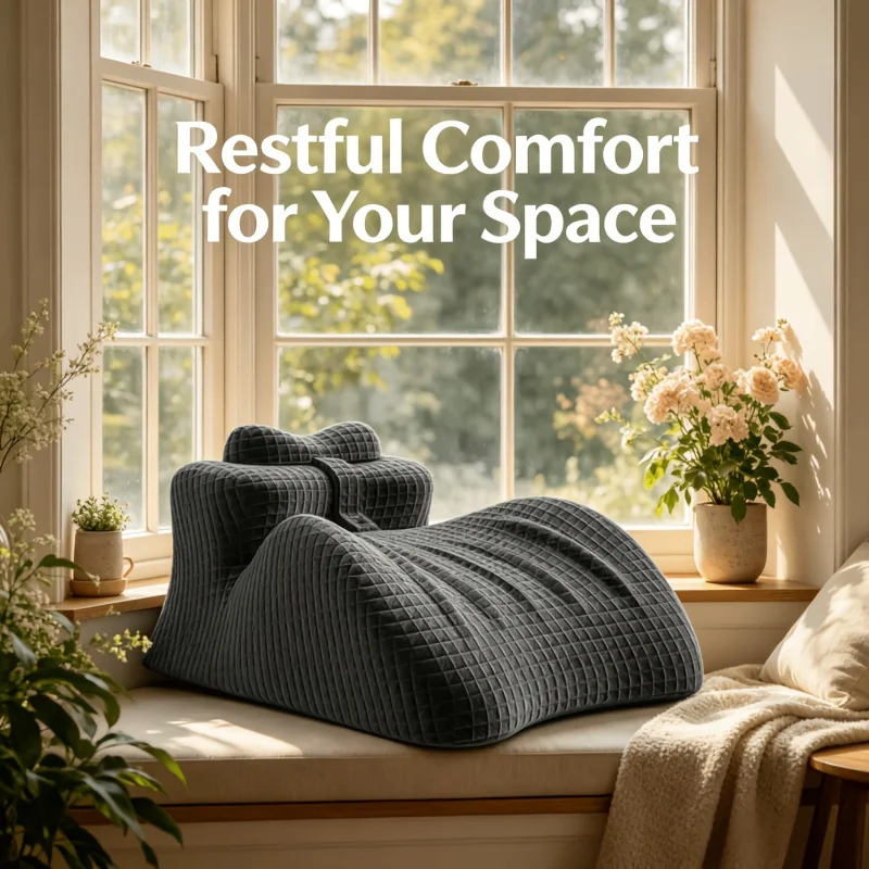 

No Pressure Bed Rest Pillow Multifunctional Prone Sleeping Pillow Reading & Back Support Firm King Size Prone Pillow Reading