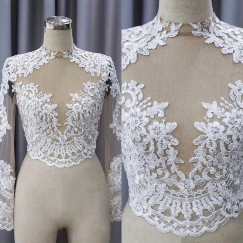 long-arm-wedding-coat-lace-electrical-bridal-coat-scarf-bridal-jacket-tailor