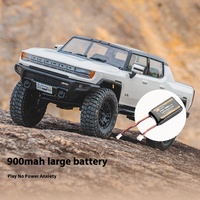 Fms New Product Fcx18 Hummer Ev1:18 New Energy Pickup Off-Road Climbing Vehicle Model Rc Four-Wheel Drive Full Proportion