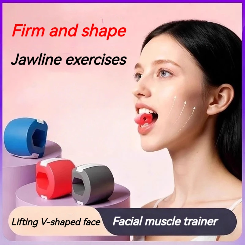 

Masseter Muscle Trainer Facial Muscle Depression Mandibular Masseter Muscle Face Slimming Exercise Thin Chin handy gadget