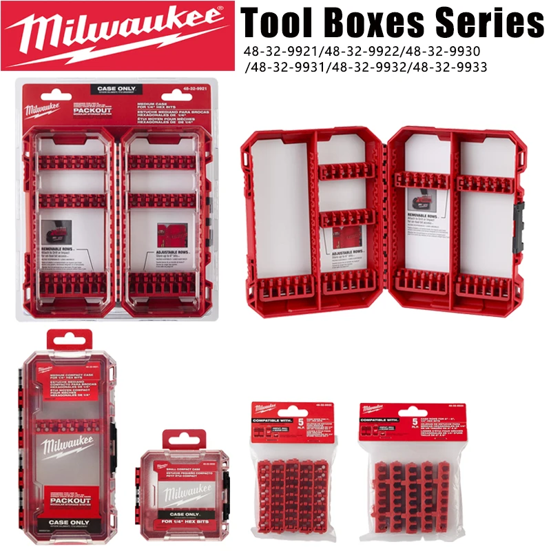 Cassette degli attrezzi Milwaukee Serie 48-32-9921 48-32-9922 48-32-9930 48-32-9931 48-32-9932 48-32-9933 Attacco per custodia resistente