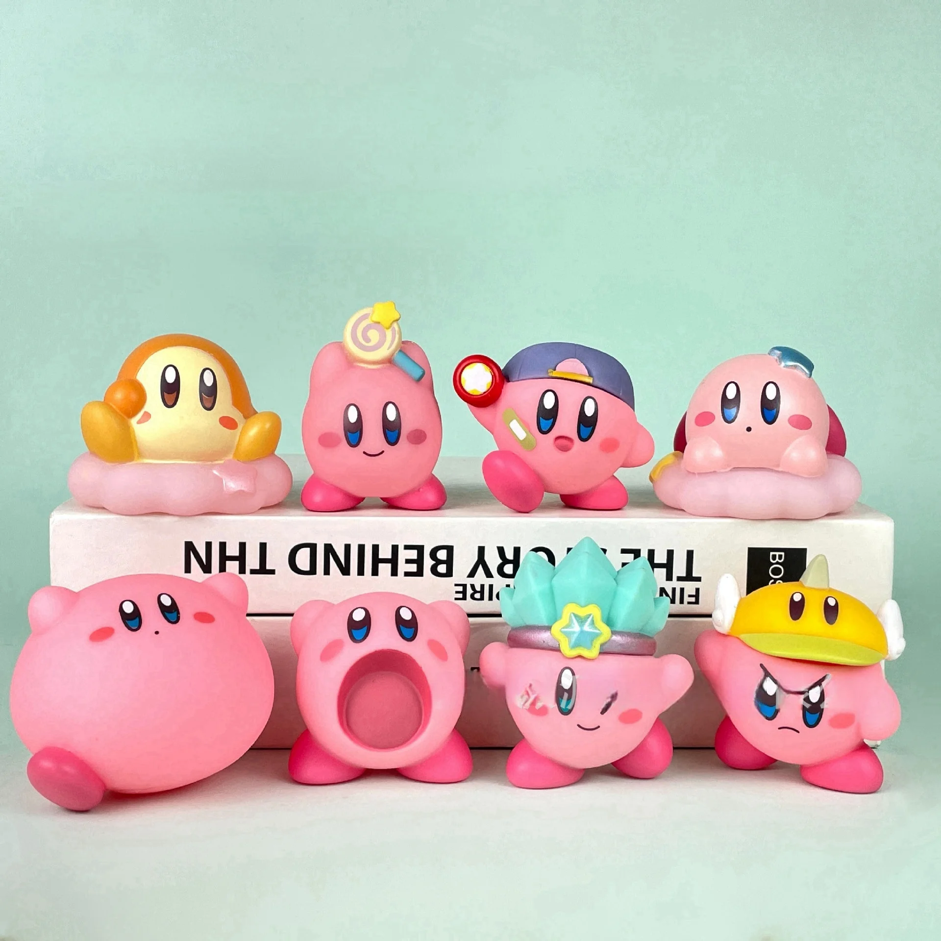 Anime Kirby Action Figures Blind Box Cute Cartoon Model Toy Deskdecoration Pvc Mini Dolls Mystery Box Kirby Figurki Prezent dla dzieci