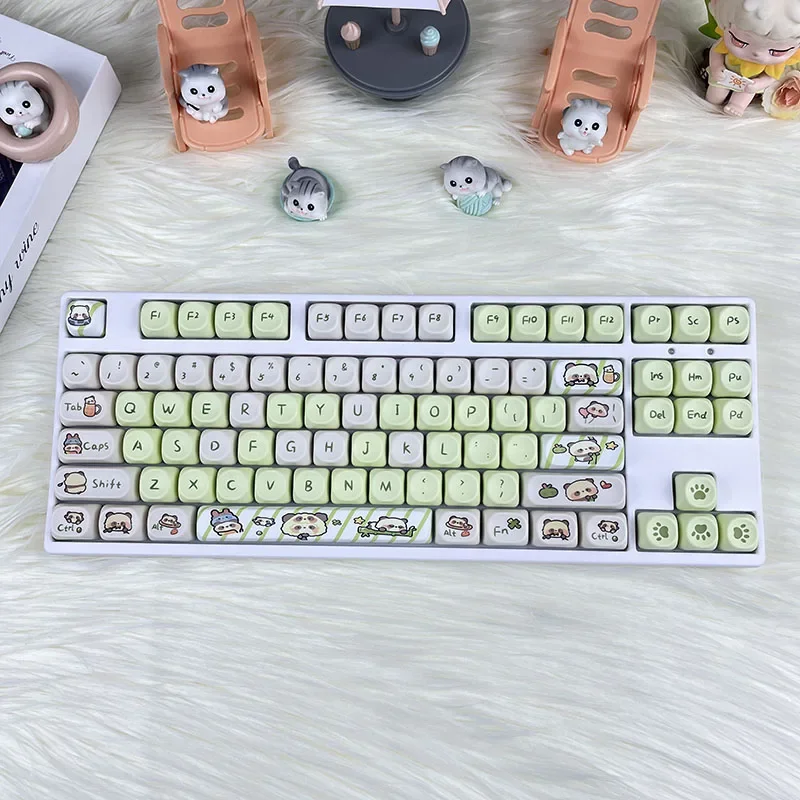 87% Mechanical Keyboard Kit Set Ty87 Keyboard Kit Three Modes Gasket Customized Hot Swappable Pcb Rgb Keydous Type C Accessary