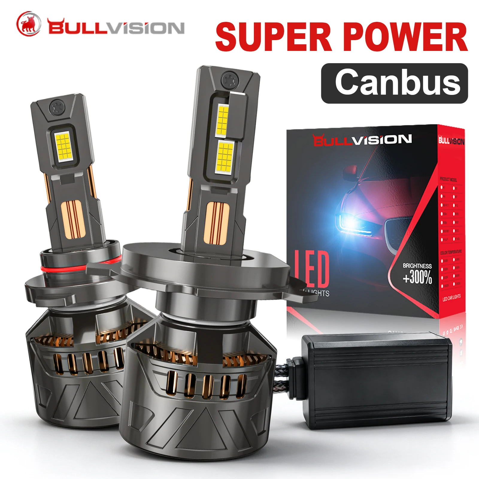 9700W 9000000LM H7 H4 H11 Led Headlight High Power 9570 CSP Canbus H1 H8 9005 HB3 9006 HB4 9012 HIR2 Turbo Lamp Car Headlamp 12V