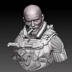 1/10 Resin Model Bust Kit GK, military theme, unassembled and unpainted,481B