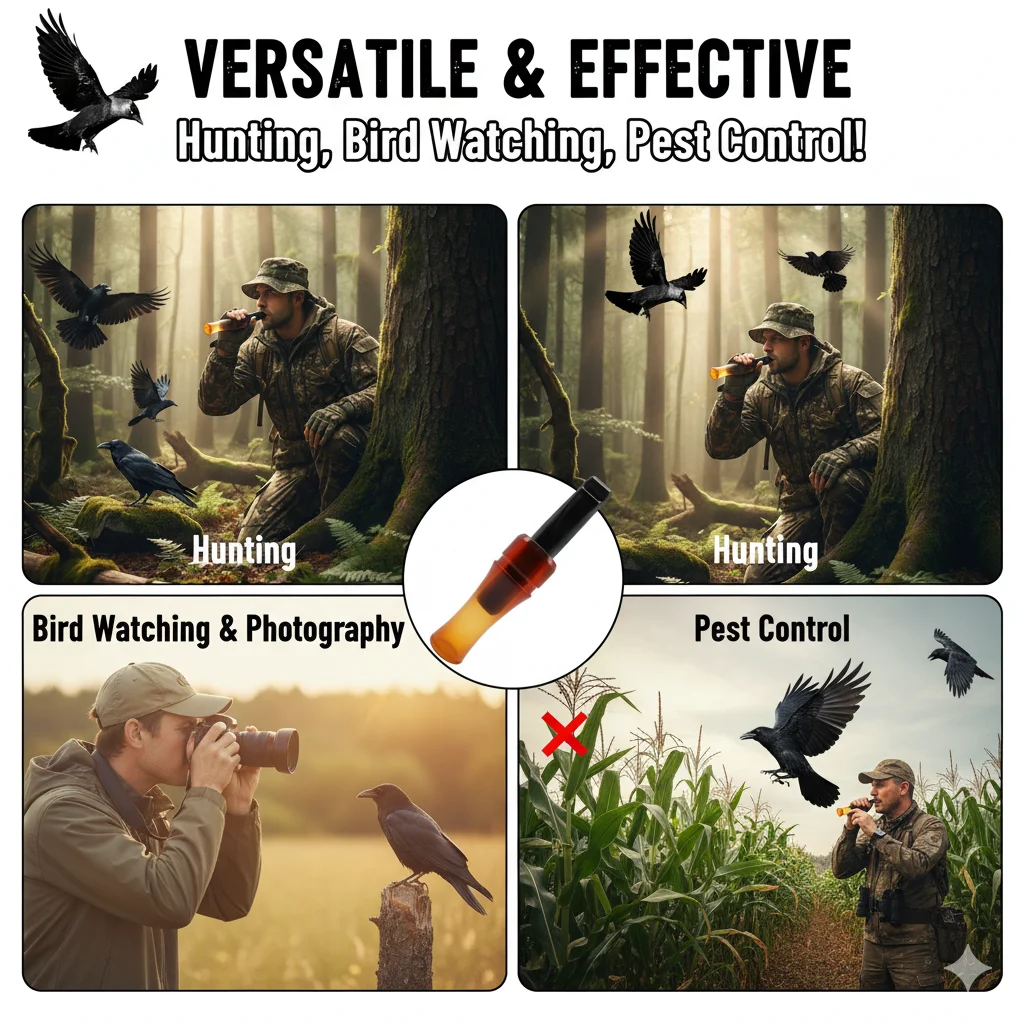 الغراب دعوة صافرة الطيور الصيد - مراجعة Outdoor Hunting Events وسعره