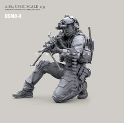 1/35 Resin soldier model kits US. military man DIY self-assembled A-884