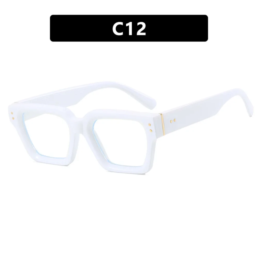 

Irregular Square Frame Sunglasses UV400 Rice Nail Multicolor Lenses Eyewear Leopard Print Shades UV400 Sun Glasses Cycling