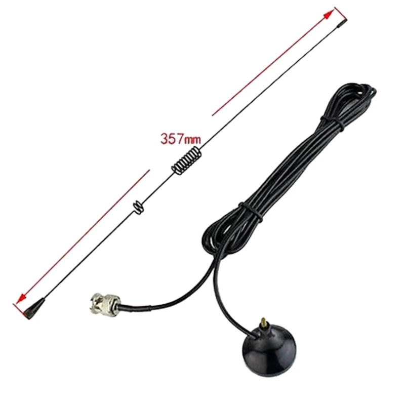 4X UT-106UV BNC Dual Band U+VHF Antenna For ICOM YAESU Kenwood BAOFENG Radio