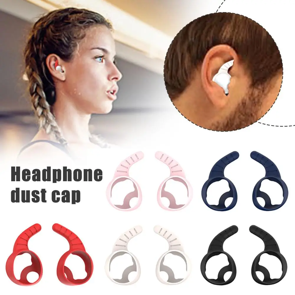 5 Pairs Headphone Dust Cap For Beat Solo Buds Bluetooth Earbuds With Handle Silicone Earbuds Dust-proof Ear Cap Accessories Q9K0