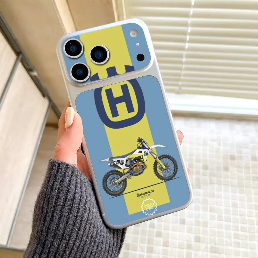 H-Husqvarnas Logo Skin Wrap Decal Sticker Protective Back For IPhone 17 Pro 17 Pro Max view 3