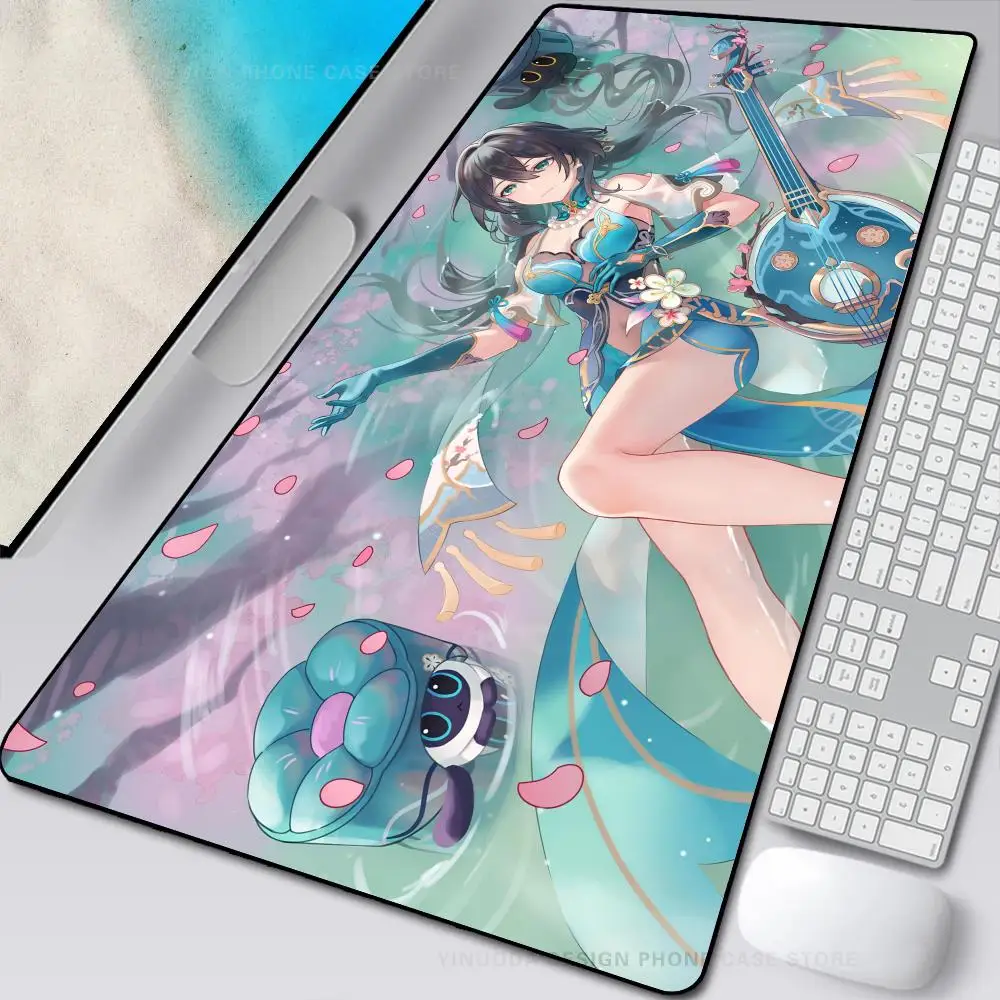 

Ruan.Mei Mouse Mat Desk Mat With Pad Gaming Accessories Prime Gaming XXL Keyboard Pad Stitch Padding Mat