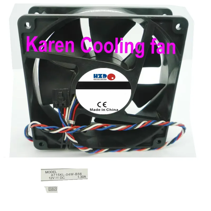 

4715KL-04W-B56 12038 12V 1.3A Y4574 4wire pwm colling fan 4715KL-04W-B46 4715KL-04W-B86 4715KL-04W-B76 4715KL-04W-B66