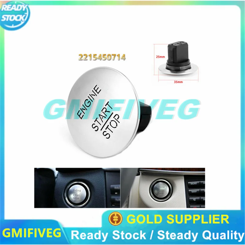 Engine Start Stop Push Button Switch One-click Start Keyless For Mercedes Benz W164 W205 W212 C E S CL ML A2215450714 33161207