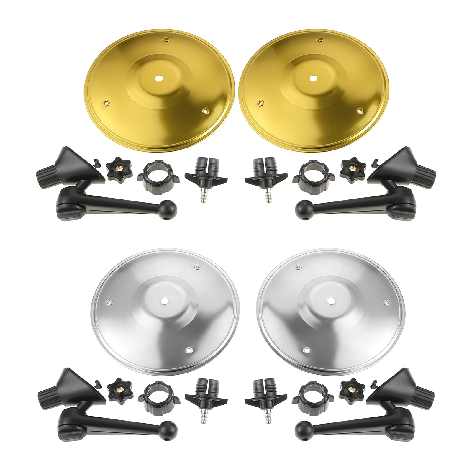 

2pcs Car Drum Cymbal Air Vent Decoration Realistic Mini Cymbal Shape with Clip Musical Car Accessory for Music Lovers