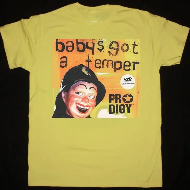 The Prodigy Baby'S Got A Temper Yellow T Shirt Full Size S 5Xl