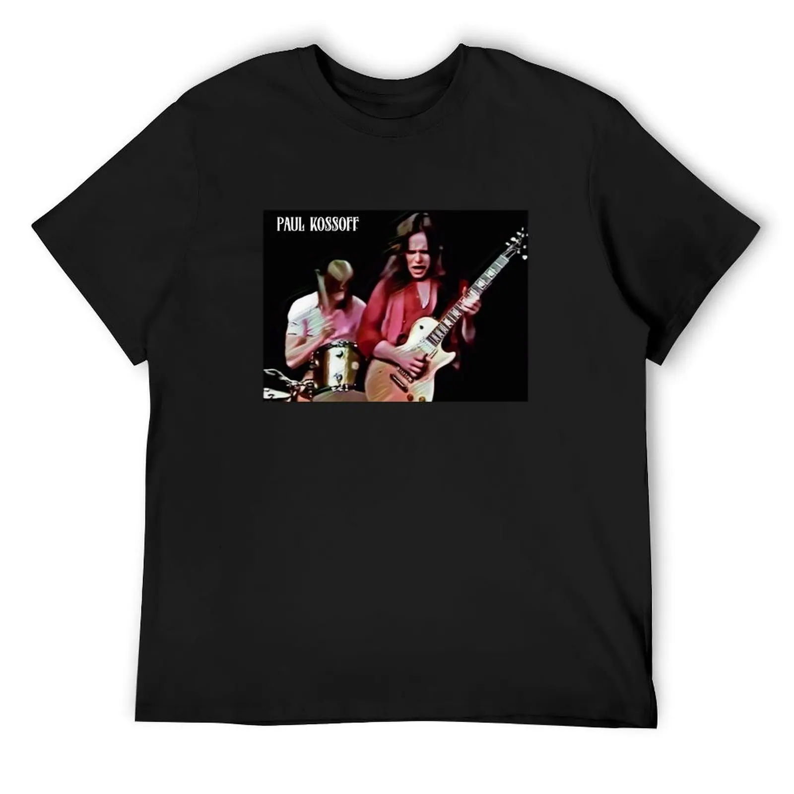 

Paul Kossoff Live in Concert Poster T-Shirt quick drying vintage mens t shirt