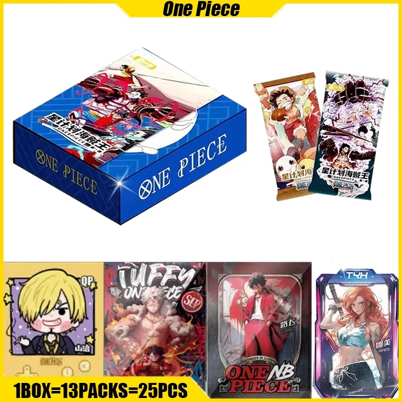 

XINGJIHUA 1ST One Piece Cards Anime Figure Collection Cards Mistery Box Board Games Toys Birthday Gifts for Boys and Girls