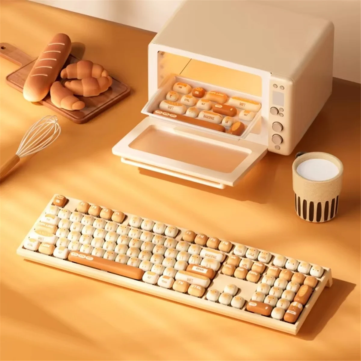 

НОВАЯ беспроводная механическая клавиатура MG108B с профилем MOG RGB 108, полноразмерная горячая замена USB/2,4G/BT 5,0