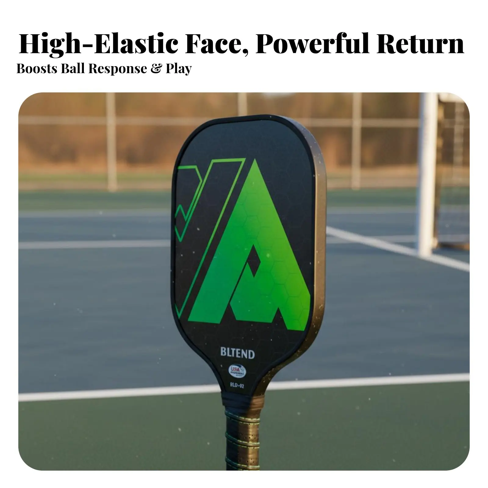 

Pickleball Paddle Single-Piece Molding Pickleball Racket Sporting Goods Long-Lasting Carbon Fiber Face for Professionals