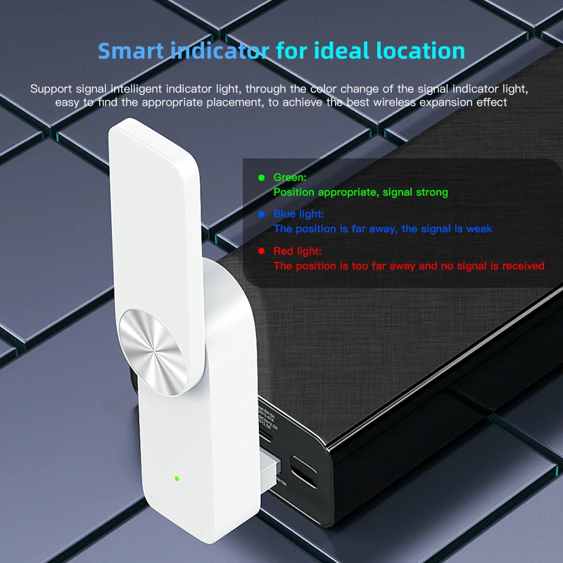 300Mbps USB Wireless WIFI Repeater NFC WiFi Range Extender เครื่องขยายสัญญาณ Wi-Fi RJ45 การ์ดเครือข่ายสําหรับ Home Office แท็บเล็ตโทรศัพท์