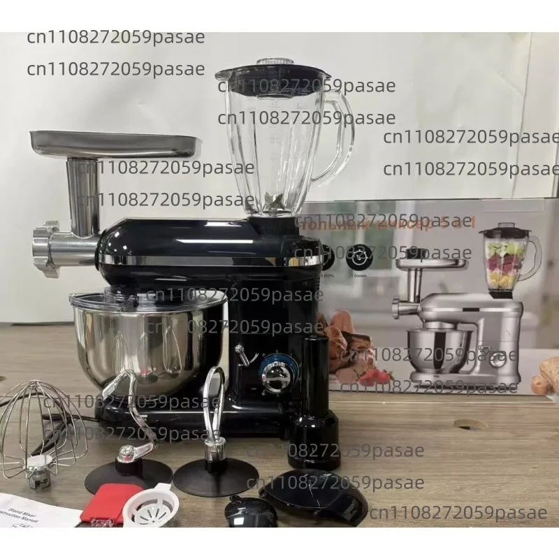 220V 5.5L Multi-Function Kitchen Machine for Home Use, 5-in-1 Dough Mixer
