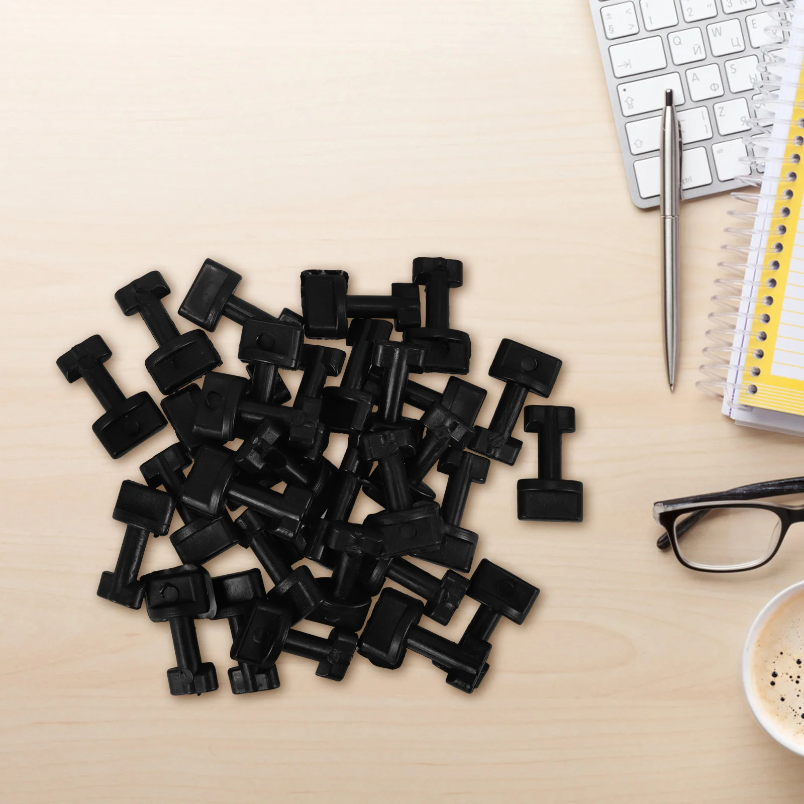 

35Pcs Mold Buckle for Concrete Flower Pot Planter Making DIY Craft Casting Decorative Sturdy Reusable Plastic Form Fastener