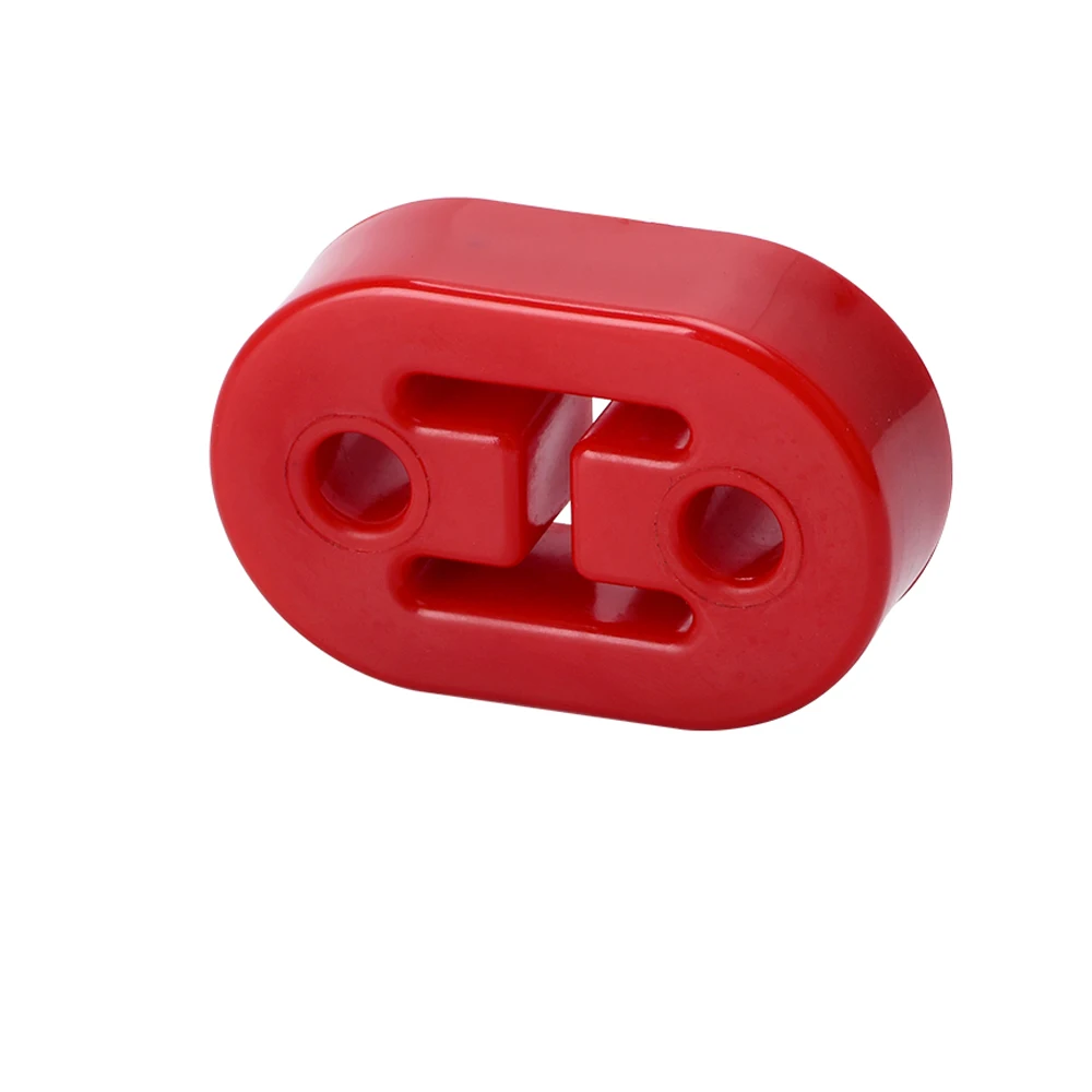 4Pcs Universal 7.3*4.7*2.1cm 2 Holes Rubber Mount Bracket Hangers For Auto Muffler Exhaust Tail Pipe Car Accessories